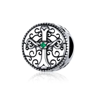 (Bild für) Vintage-Kreuz-Charm im Pandora-Stil - SCC1510