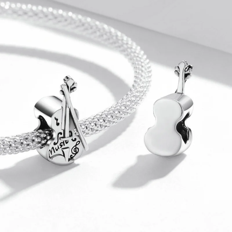 (Bild für) Vintage-Violine-Charm im Pandora-Stil - SCC2077 - Ansicht 4
