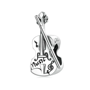(Bild für) Vintage-Violine-Charm im Pandora-Stil - SCC2077