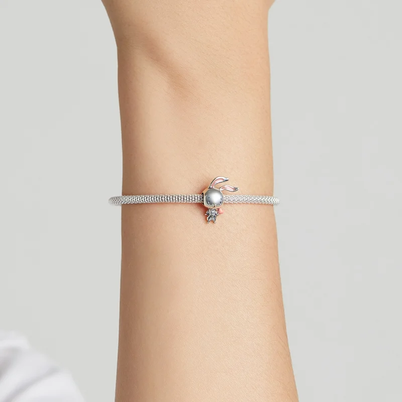 (Bild für) Vitality-Kaninchen-Charm im Pandora-Stil - SCC2012 - Ansicht 5