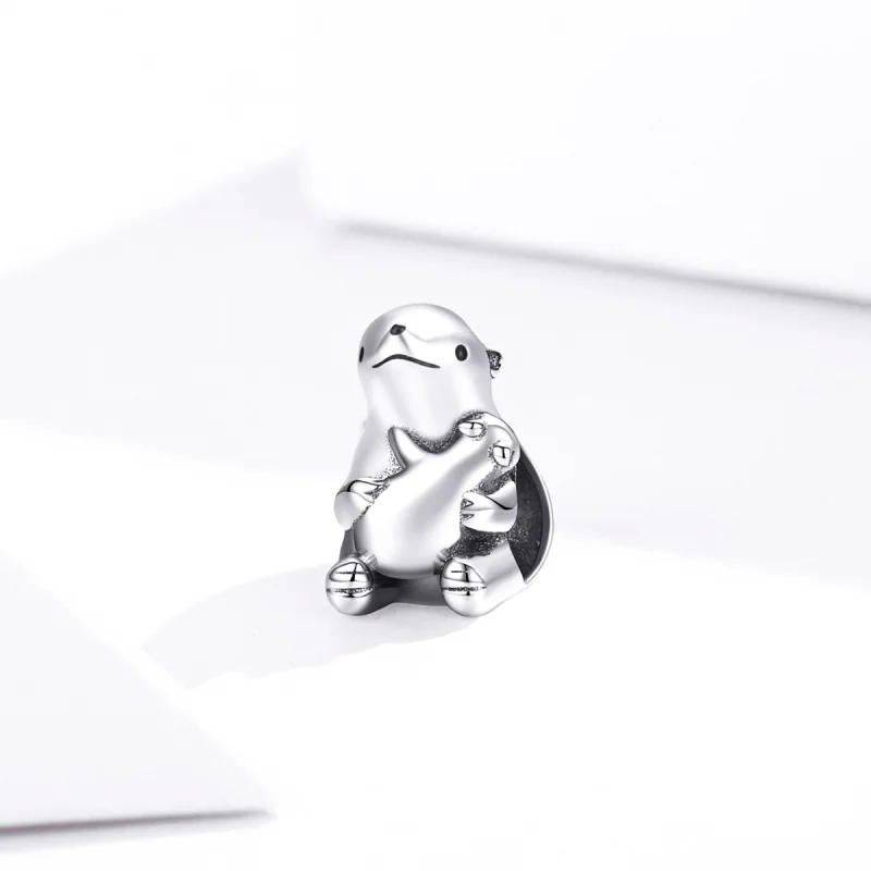(Bild für) Warmer Eisbär-Charm im Pandora-Stil - BSC297 - Ansicht 2