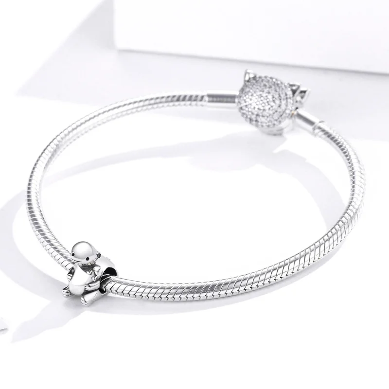 (Bild für) Warmer Eisbär-Charm im Pandora-Stil - BSC297 - Ansicht 3