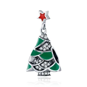 (Bild für) Weihnachtsbaum-Charm im Pandora-Stil - SCC307