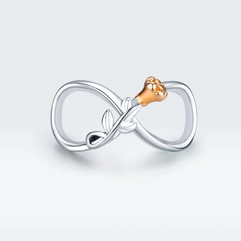 (Bild für) Zweifarbiger „Infinite Love“-Charm im Pandora-Stil - SCC1463 - Ansicht 5