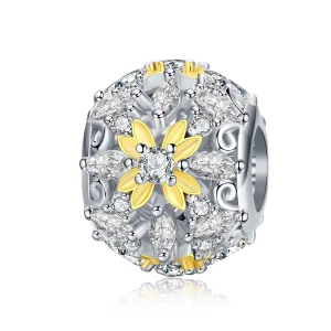 (Bild für) Zweifarbiger „Shining Life“-Charm im Pandora-Stil - SCC1333