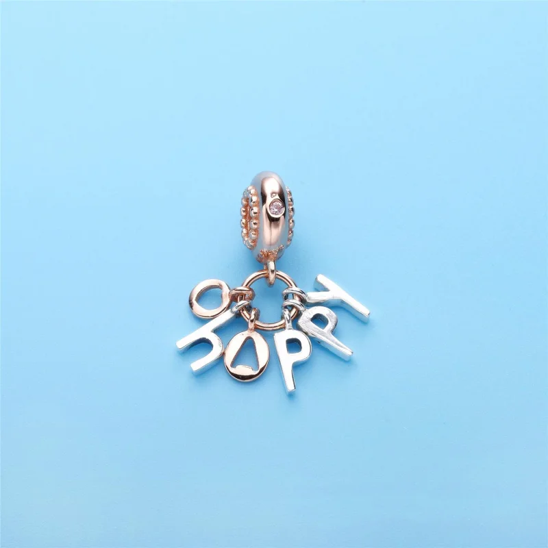 (Bild für) Charm-Anhänger „Be Happy“, PANDORA Rose - 787017NPO - Ansicht 3