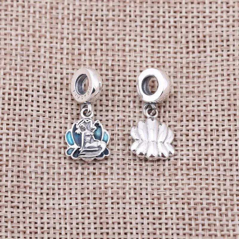 (Bild für) Disney, PANDORA Ariel & Muschel-Anhänger - 791895EN111 - Ansicht 3