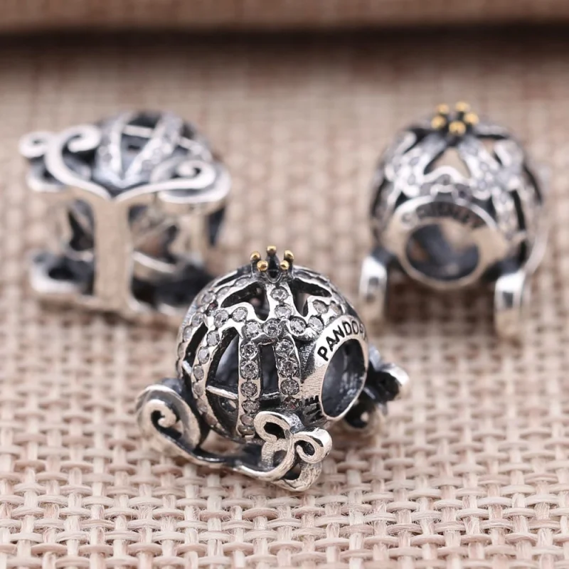 (Bild für) Disney, PANDORA Aschenputtels Kürbis-Kutschen-Charm - 791573CZ - Ansicht 2