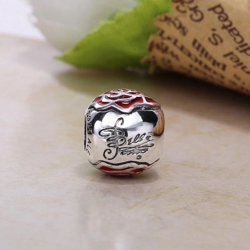 (Bild für) Disney, PANDORA Belle's Enchanted Rose Charm - 791575EN09 - Ansicht 3