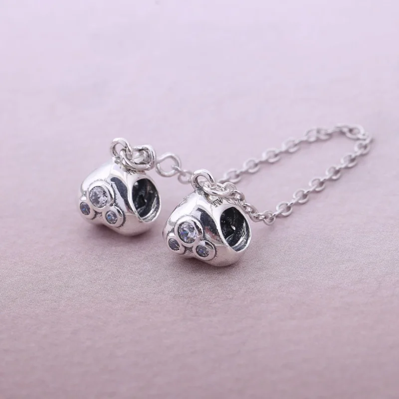 (Bild für) Disney, PANDORA Herz von Mickey mit klarer CZ-Sicherheitskette - 791704CZ - Ansicht 2