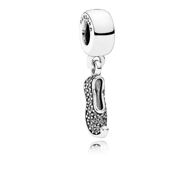 (Bild für) Disney, PANDORA Jasmine's Sparkling Slipper-Anhänger - 791790MCZ