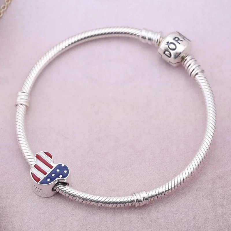 (Bild für) Disney, PANDORA Mickey Americana Charm - 791585ENMX - Ansicht 2