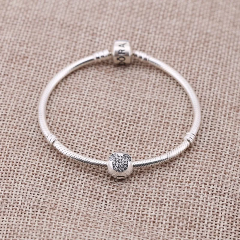 (Bild für) Disney, PANDORA Mickey Pavé Clip-Charm - 791449CZ - Ansicht 2