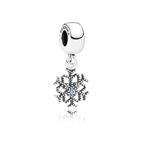 (Bild für) Disney, PANDORA Mickey's Sparkling Snowflake Charm - 791467CFL