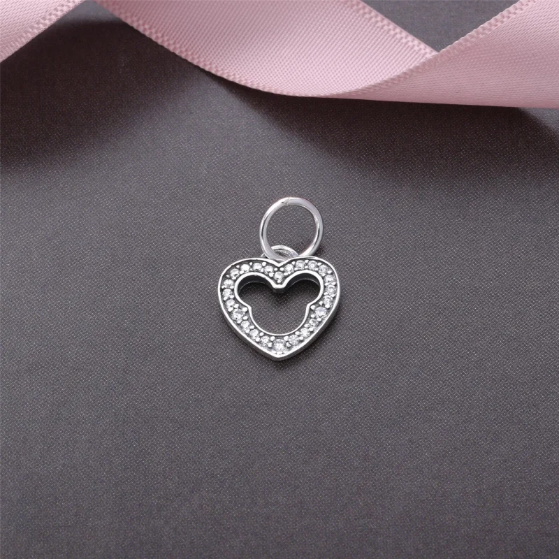 (Bild für) Disney, PANDORA Micky Silhouette-Anhänger - 791557CZ - Ansicht 2
