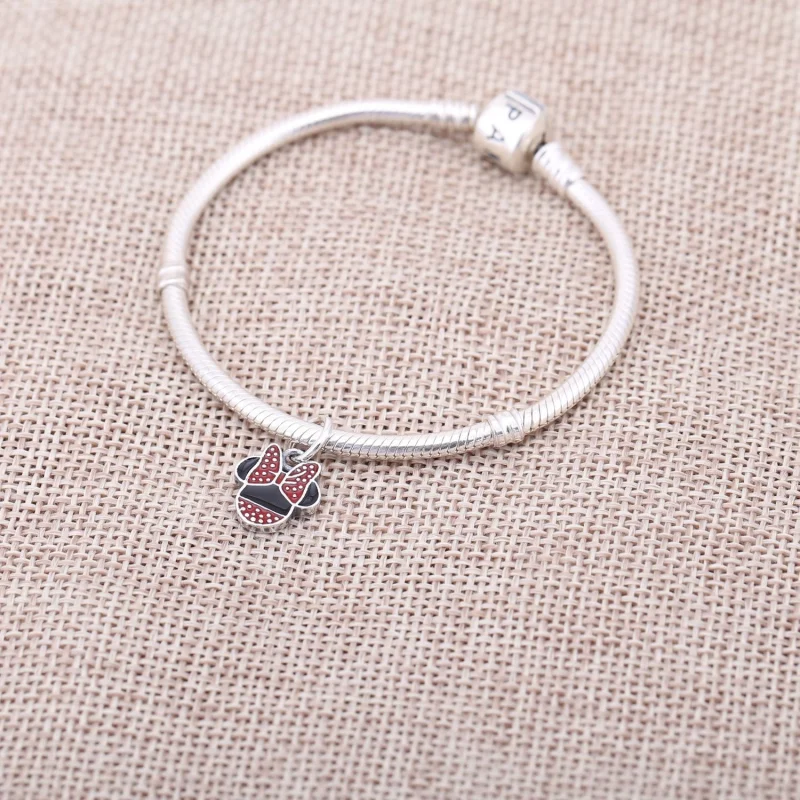(Bild für) Disney, PANDORA Minnie Icon Style Anhänger-Anhänger - 791460ENMX - Ansicht 2