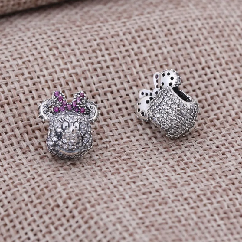 (Bild für) Disney, PANDORA Minnie Silber Charm [Limitierte Auflage] - 791796NCK - Ansicht 3