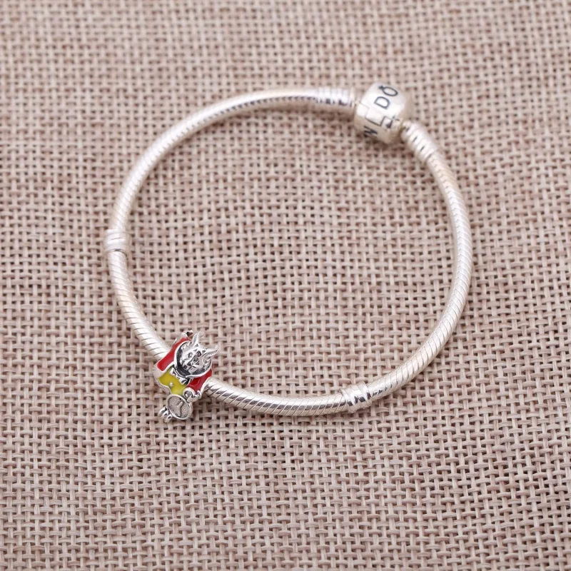 (Bild für) Disney, PANDORA White Rabbit Characters Charm - 791898ENMX - Ansicht 2