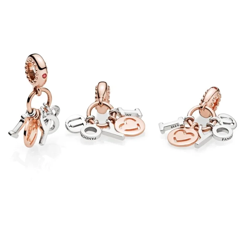 (Bild für) „I Love You“-Anhänger, PANDORA Rose™ Red CZ - 786596CZR - Ansicht 3