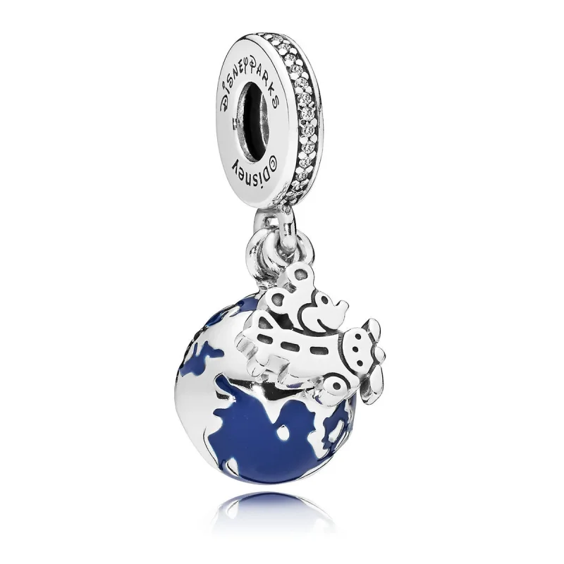 (Bild für) Mickey-Mouse-Globus-Charm von PANDORA - 7501057371914P - Ansicht 2