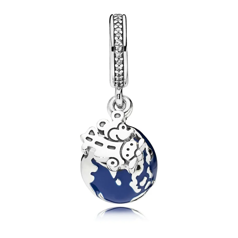 (Bild für) Mickey-Mouse-Globus-Charm von PANDORA - 7501057371914P - Ansicht 3