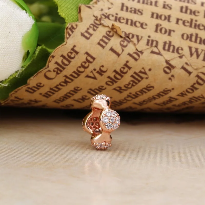 (Bild für) Moderner LovePods™ Spacer, PANDORA Rose™ & Clear CZ - 787292CZ - Ansicht 2