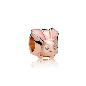 (Bild für) Niedlicher Hasen-Charm, PANDORA Rose™ - 787061EN160