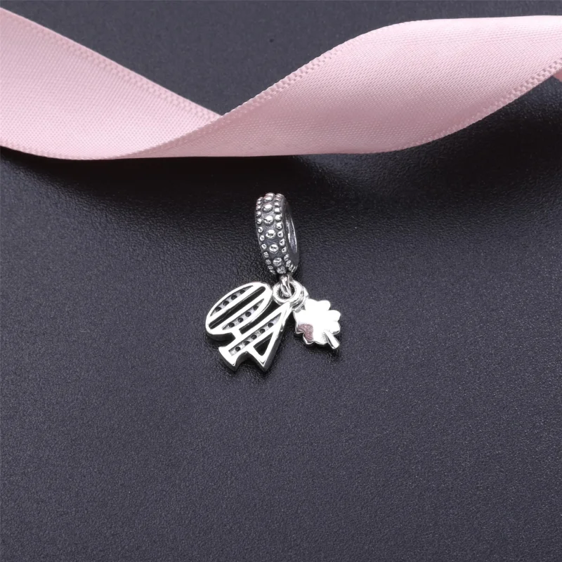 (Bild für) PANDORA 40 Jahre Liebe-Anhänger, klare CZ - 791288CZ - Ansicht 3