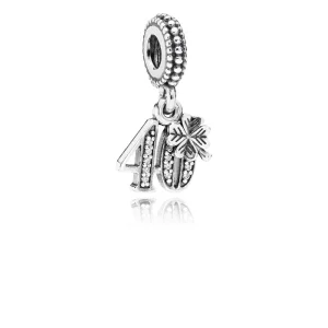 (Bild für) PANDORA 40 Jahre Liebe-Anhänger, klare CZ - 791288CZ