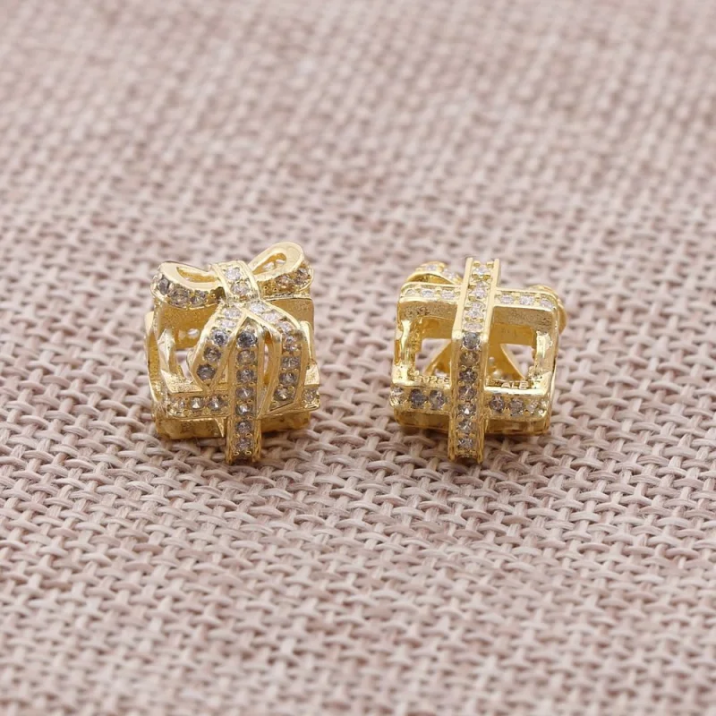 (Bild für) PANDORA All Wrapped Up Gift Openwork-Charm - 750839CZ - Ansicht 2