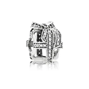 (Bild für) PANDORA All Wrapped Up, klarer Cz-Charm - 791766CZ