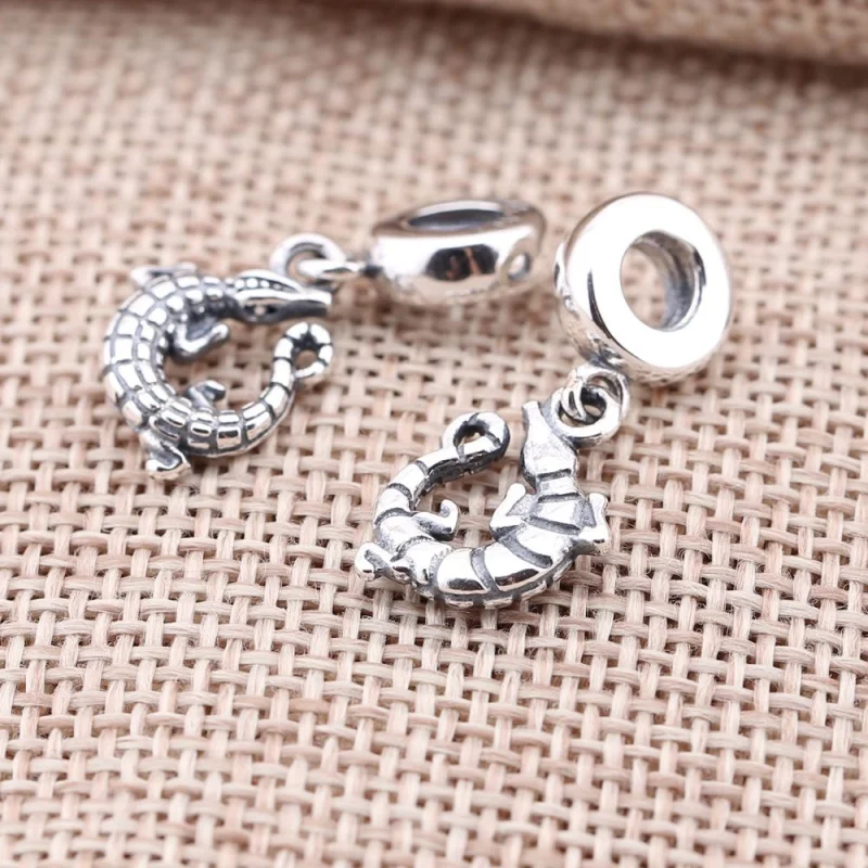 (Bild für) PANDORA Alligator Silber Anhänger Charm - 791509 - Ansicht 2