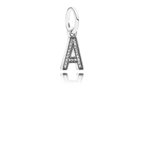(Bild für) PANDORA-Anhänger „Buchstabe A“. - 791313CZ