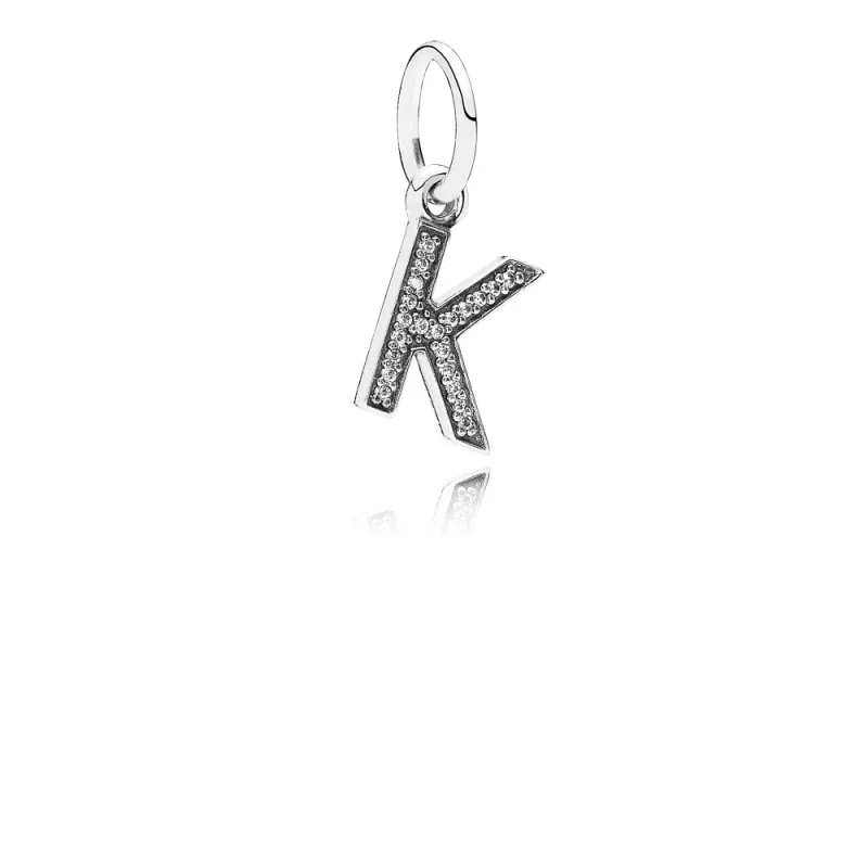 (Bild für) PANDORA-Anhänger „Buchstabe K“. - 791323CZ