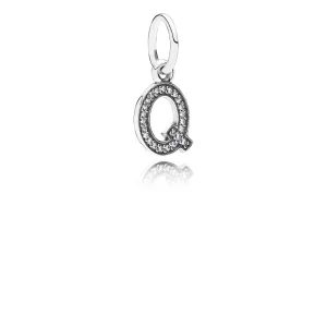 (Bild für) PANDORA-Anhänger „Buchstabe Q“. - 791329CZ