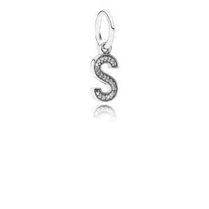 (Bild für) PANDORA-Anhänger „Buchstabe S“. - 791331CZ