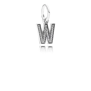 (Bild für) PANDORA-Anhänger „Buchstabe W“. - 791335CZ