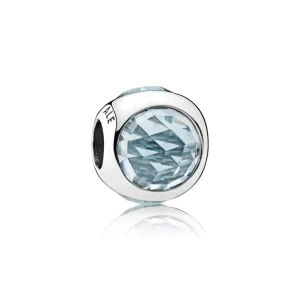(Bild für) PANDORA Aqua Blue Radiant Droplet Charm - 792095NAB