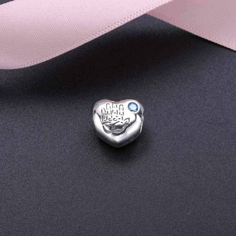 (Bild für) PANDORA Baby Girl Charm, rosa CZ - 791280PCZ - Ansicht 2
