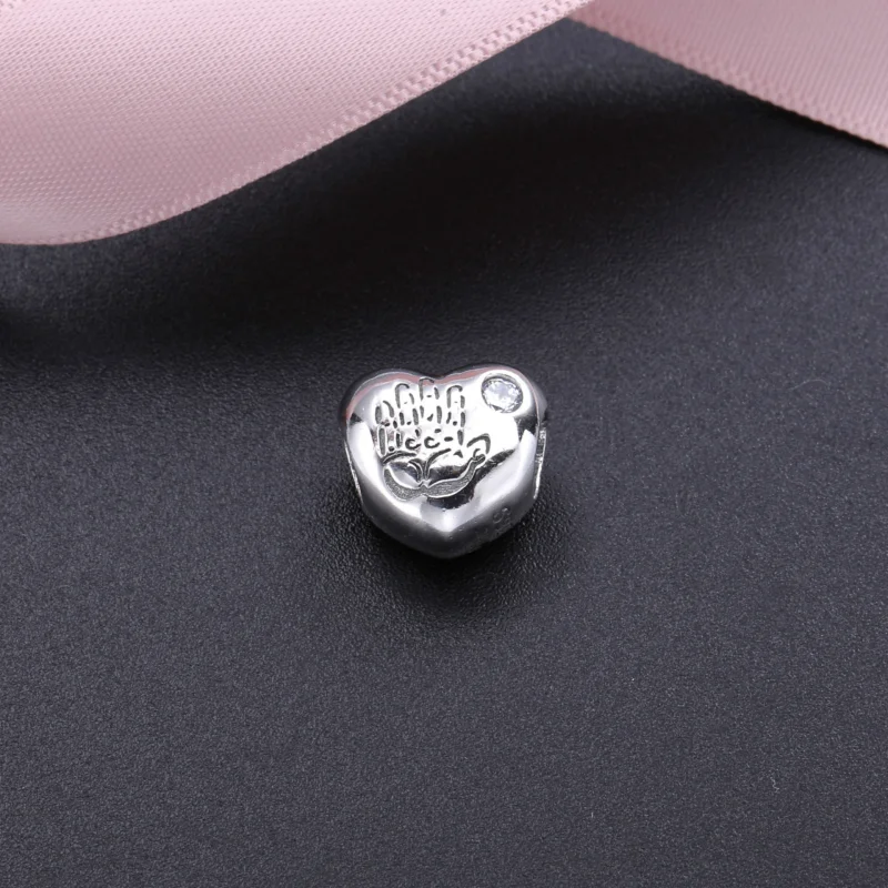 (Bild für) PANDORA Baby Girl Charm, rosa CZ - 791280PCZ - Ansicht 3
