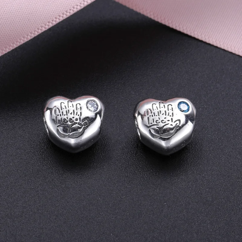 (Bild für) PANDORA Baby Girl Charm, rosa CZ - 791280PCZ - Ansicht 4