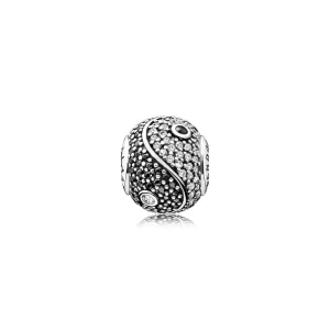 (Bild für) PANDORA BALANCE Charm, klarer schwarzer CZ-Kristall - 796053CZ