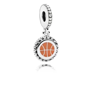 (Bild für) PANDORA Basketball-Anhänger, gemischte Emaille - ENG792018_18