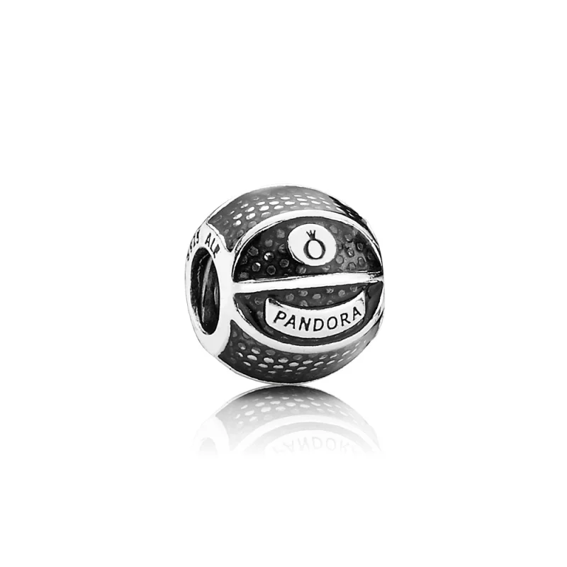 (Bild für) PANDORA Basketball, klarer Emaille-Charm - 791201EN44