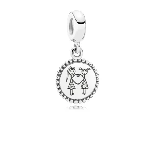(Bild für) PANDORA Besties-Anhänger - ENG791169-35
