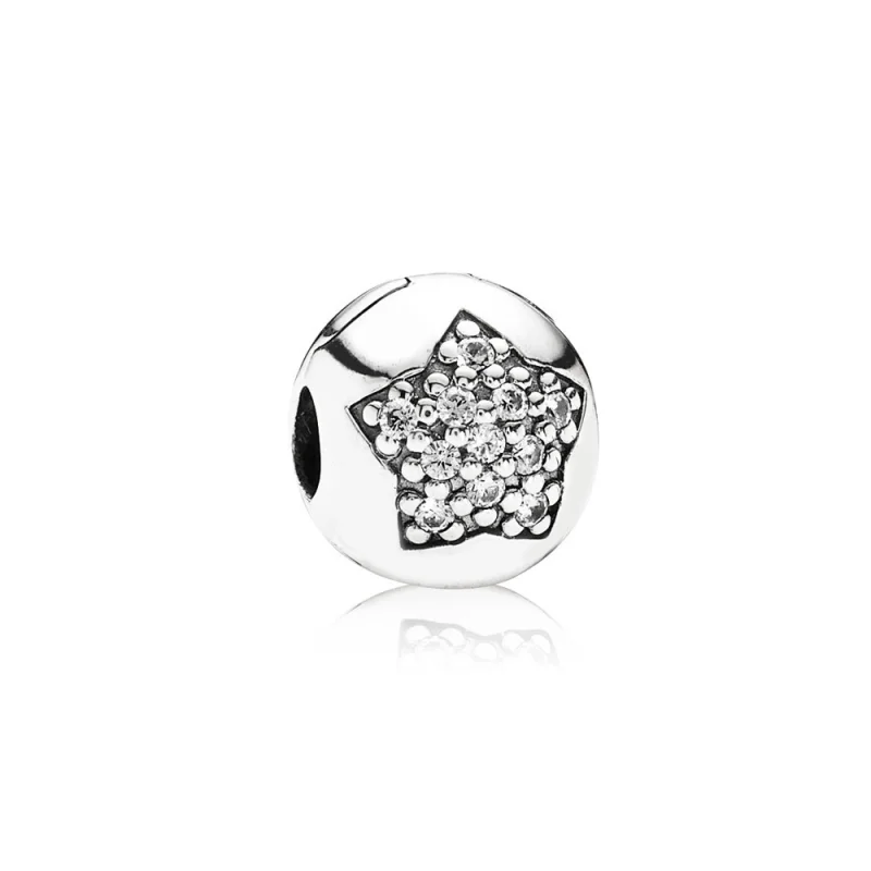 (Bild für) PANDORA Big Star Pavé-Clip - 791056cz