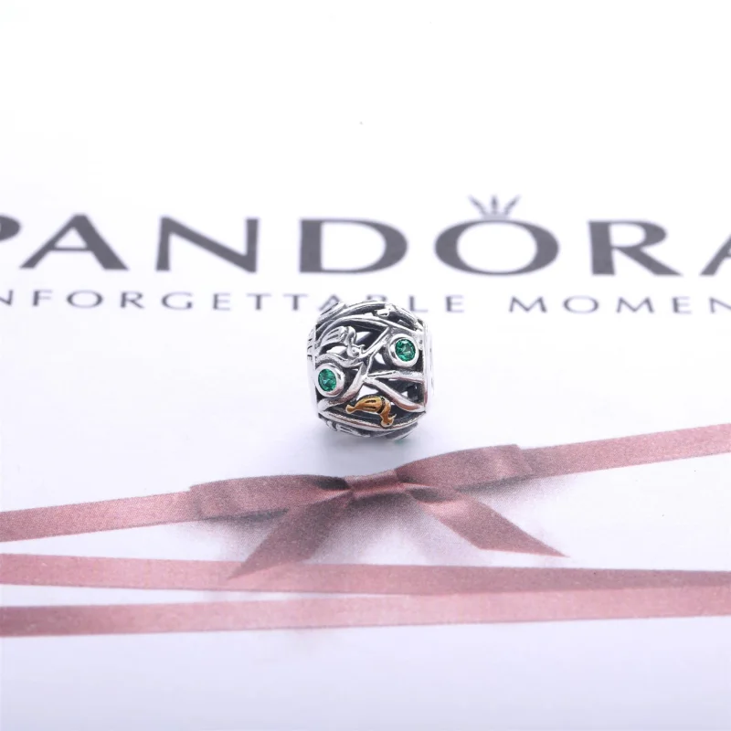 (Bild für) PANDORA Birds of A Feather, dunkelgrüner Cz-Charm - 791213CZN - Ansicht 2