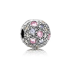 (Bild für) PANDORA Blassrosa Clip „Kosmische Sterne“. - 791286PCZMX