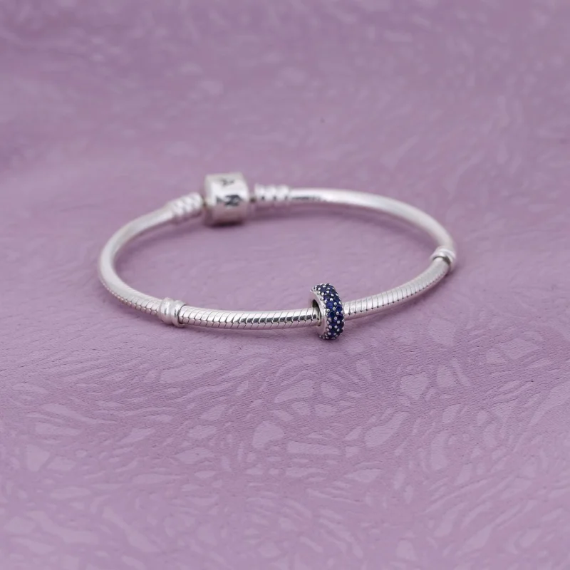 (Bild für) PANDORA Blauer Pavé-Abstandshalter - 791359NCB - Ansicht 2