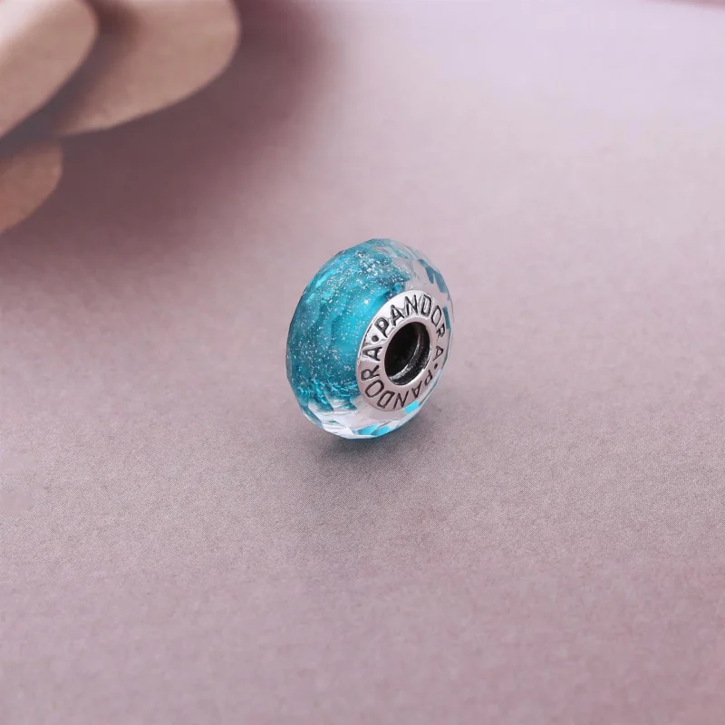 (Bild für) PANDORA Blaugrün schimmernde Glas-Murano-Perle - 791655 - Ansicht 2